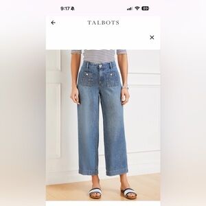Talbots Denim Blue Flare Jeans
